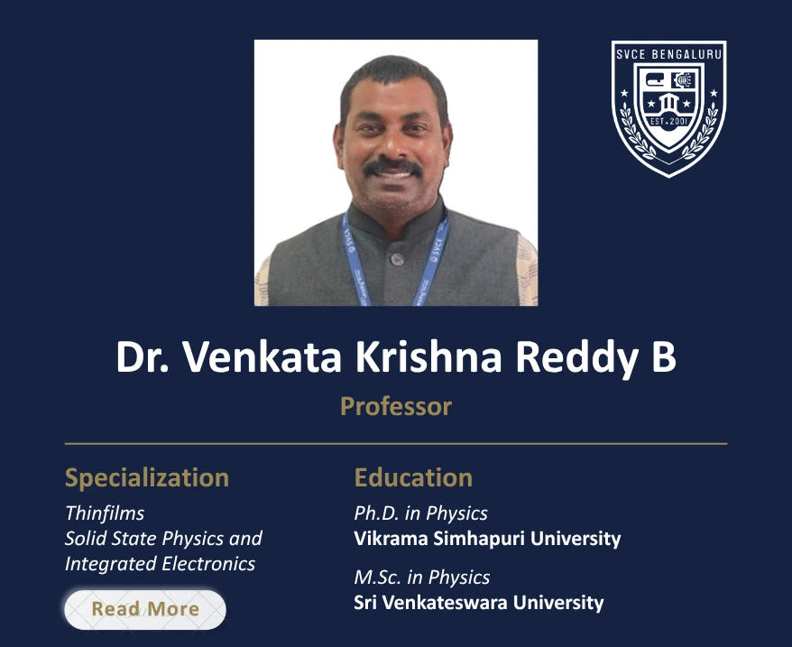 Dr. B Venkata Krishna Reddy - Professor