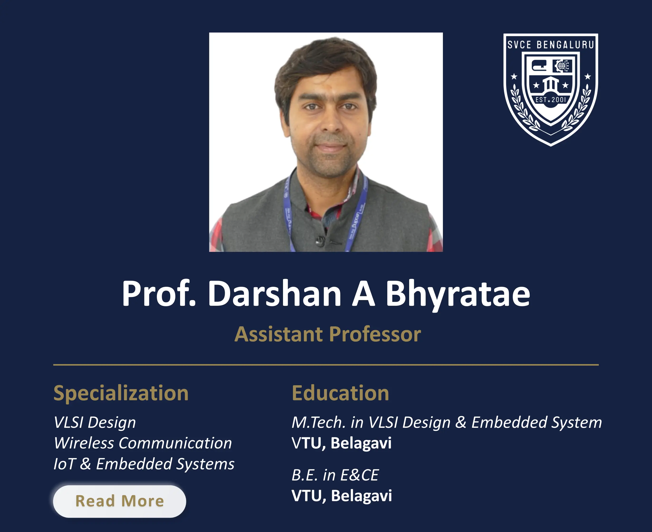 Mr. Darshan A Bhyratae