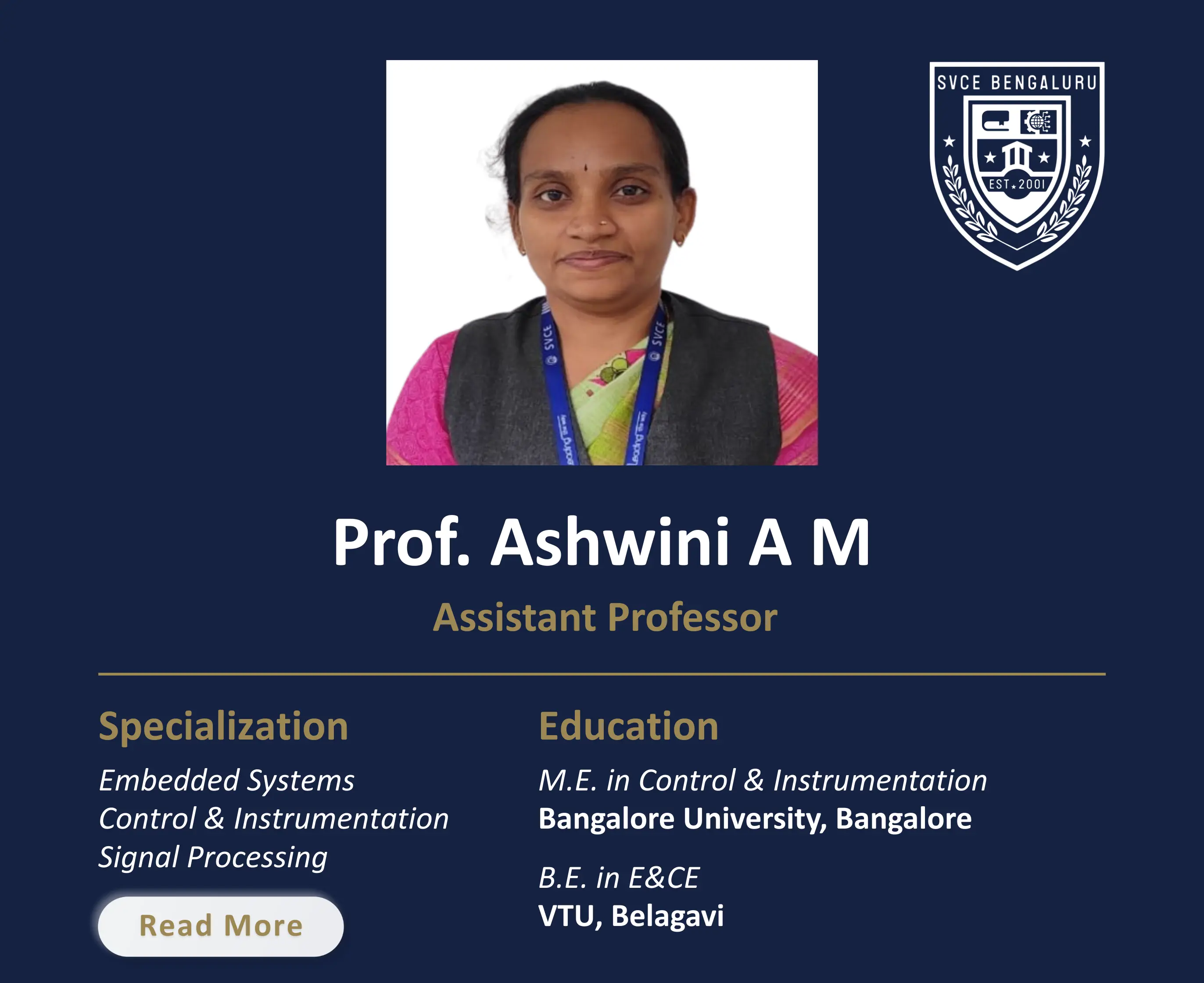 Mrs. Ashwini A M