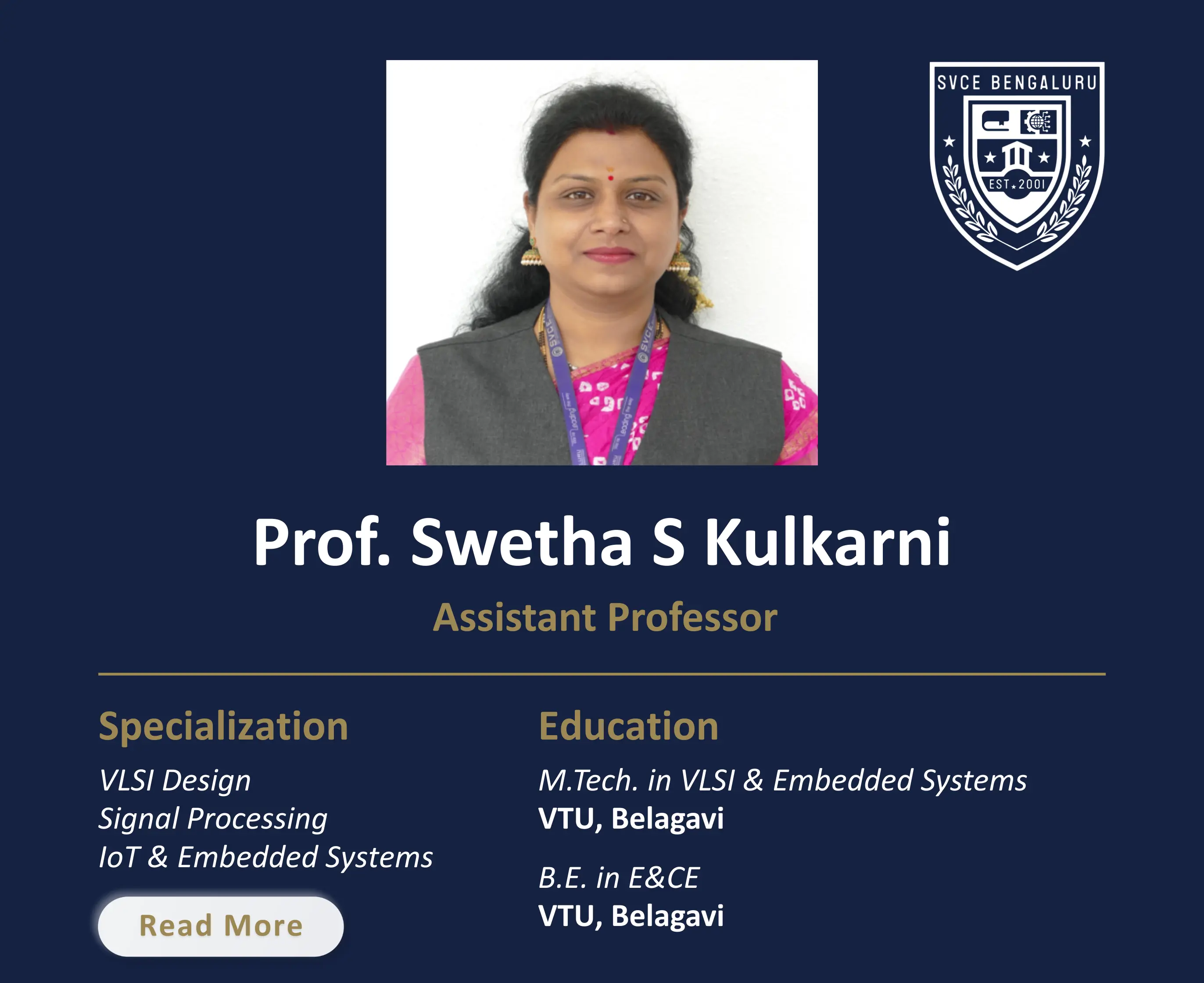 Mrs. Swetha S Kulkarni