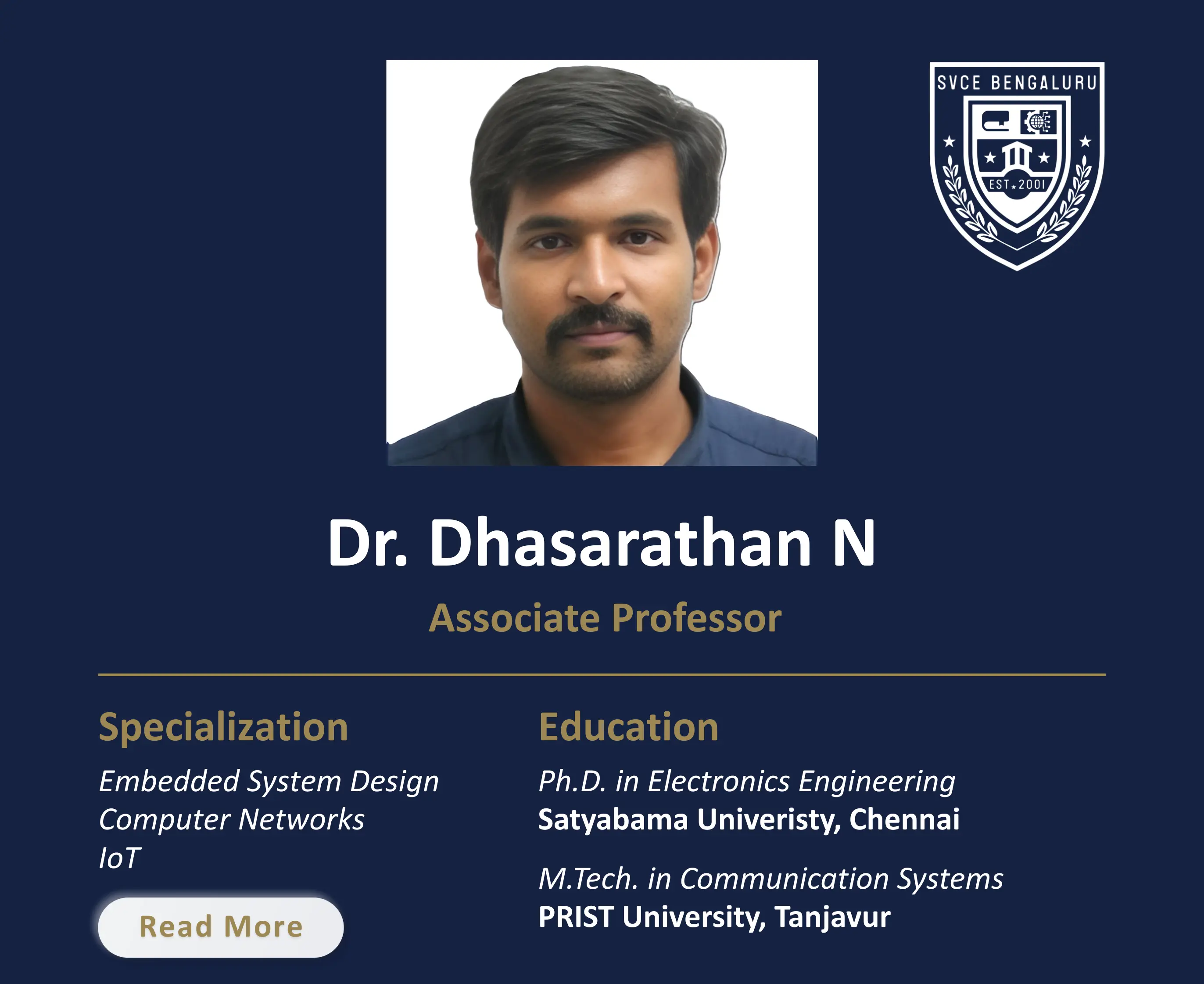 Dr. Dhasarathan N