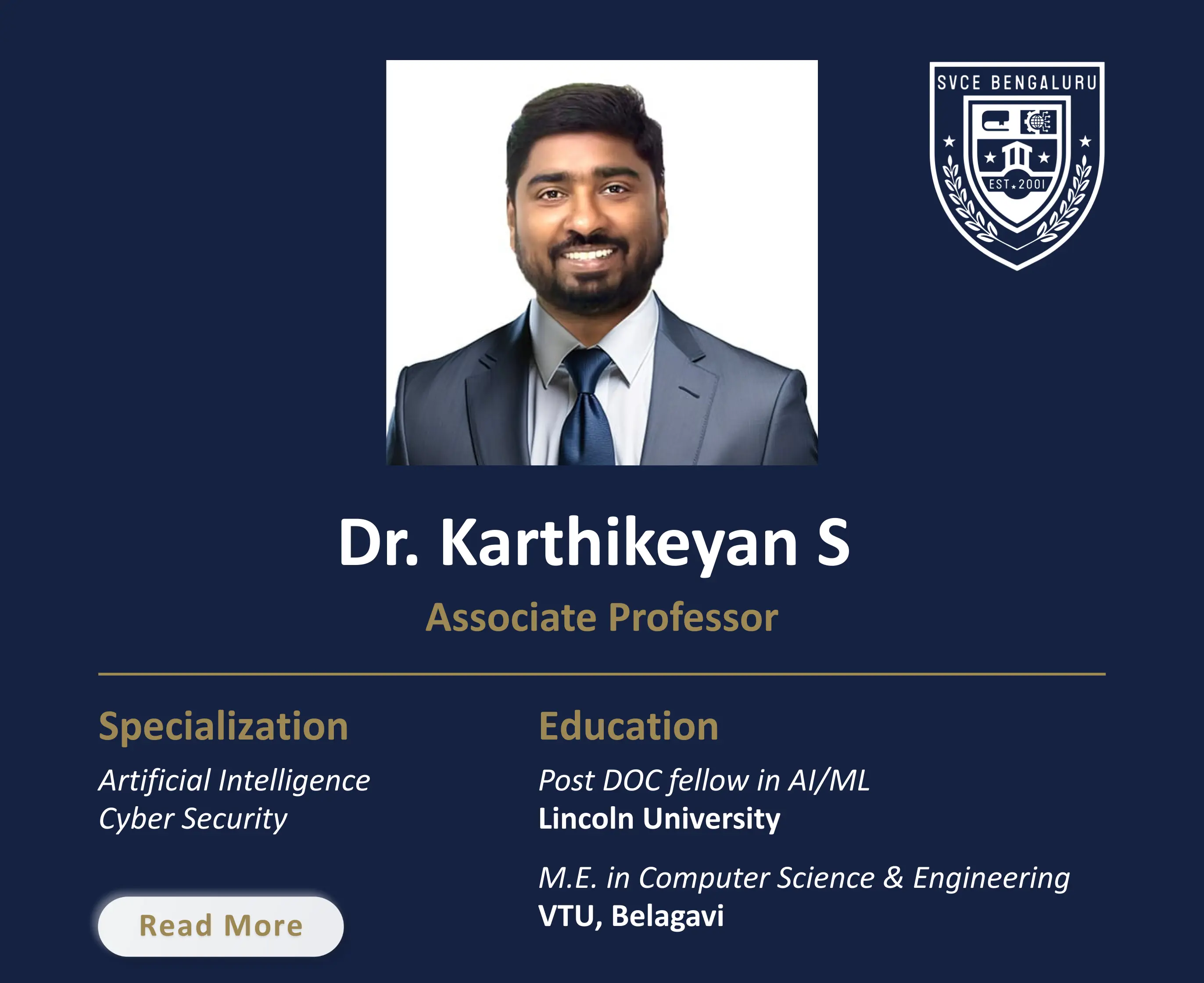 Dr. Karthikeyan S